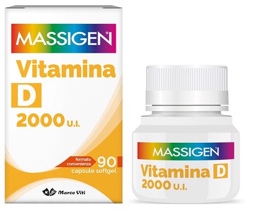 MASSIGEN VITAMINA D 2000 UI 90 CAPSULE SOFTGEL - Parafarmacia Mostacciano