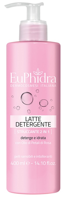 EUPHIDRA LATTE DETERGENTE STRUCCANTE 2IN1 400 ML - Parafarmacia Mostacciano
