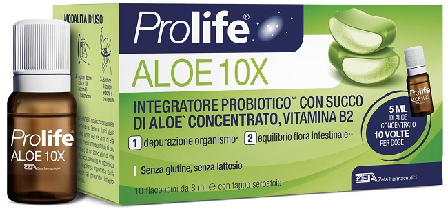 PROLIFE ALOE 10 FLACONI X 8 ML - Parafarmacia Mostacciano