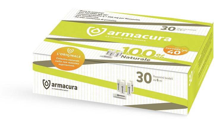 ARMACURA COLOSTRO 100% 30 FLACONCINI BEVIBILI - Parafarmacia Mostacciano
