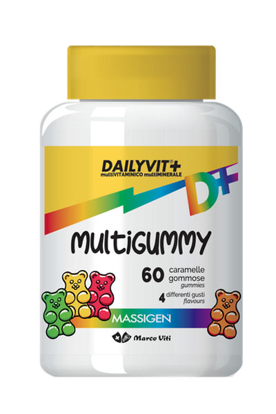 DAILYVIT MULTIGUMMY CARAMELLE GOMMOSE - Parafarmacia Mostacciano