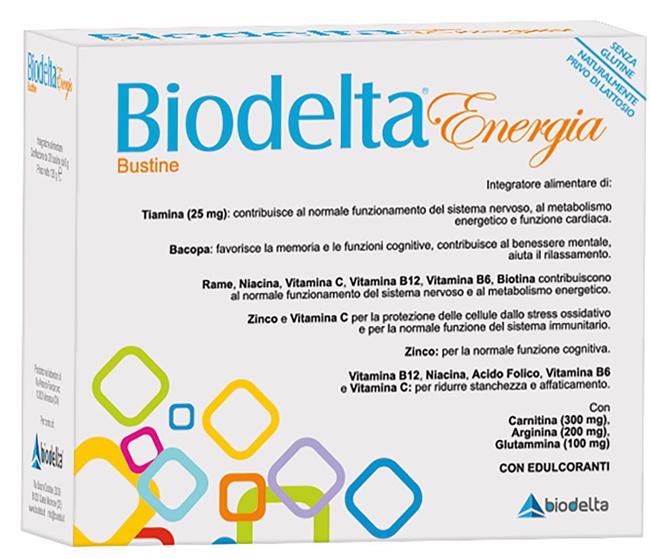 BIODELTA ENERGIA 20 BUSTINE - Parafarmacia Mostacciano