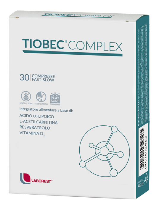 TIOBEC COMPLEX 30 COMPRESSE FAST SLOW - Parafarmacia Mostacciano