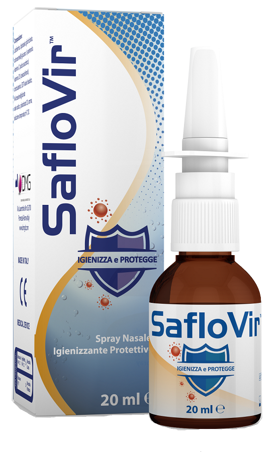 SAFLOVIR SPRAY NASALE IGIENIZZANTE PROTETTIVO 20 ML - Parafarmacia Mostacciano