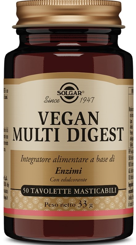 VEGAN MULTI DIGEST 50 TAVOLETTE MASTICABILI - Parafarmacia Mostacciano