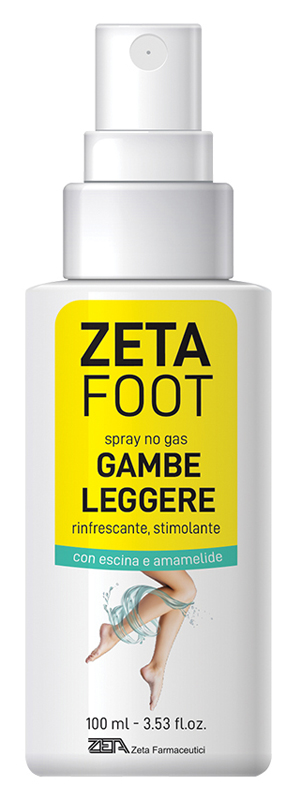 ZETAFOOT SPRAY NO GAS GAMBE LEGGERE 100 ML - Parafarmacia Mostacciano