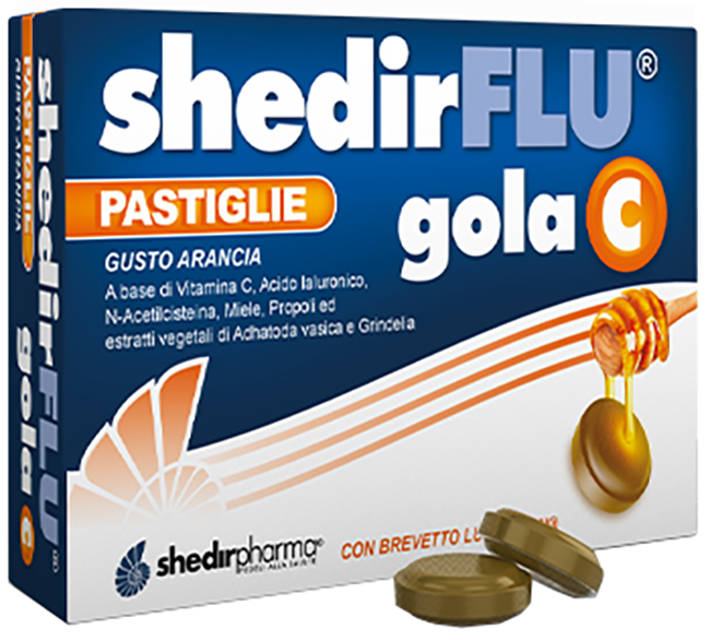 SHEDIRFLU GOLA C ARANCIA 48 PASTIGLIE - Parafarmacia Mostacciano