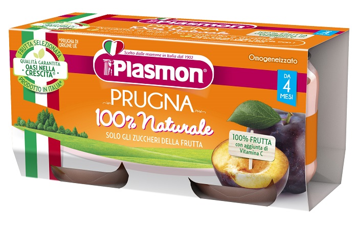 PLASMON OMOGENEIZZATO PRUGNA 2 X 80 G - Parafarmacia Mostacciano