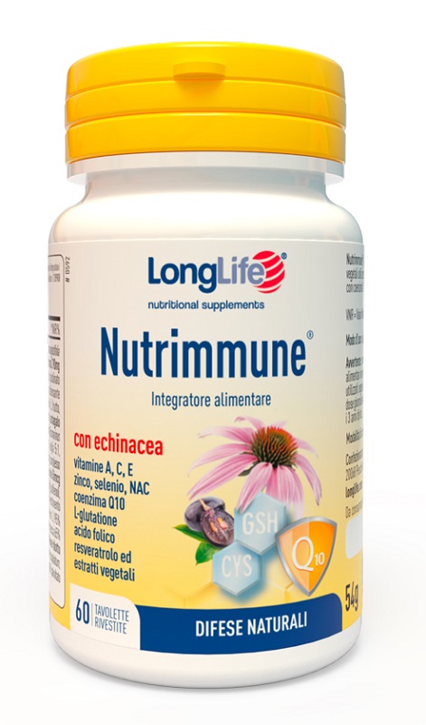 LONGLIFE NUTRIMMUNE 60 TAVOLETTE - Parafarmacia Mostacciano
