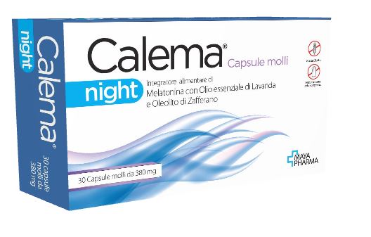 CALEMA NIGHT 30 CAPSULE MOLLI - Parafarmacia Mostacciano