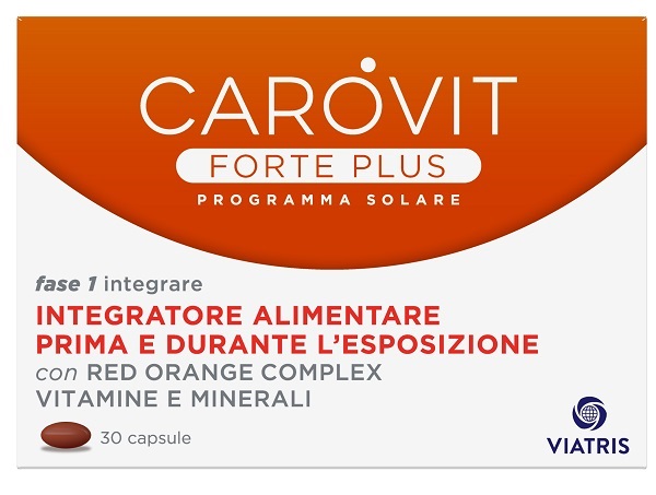 CAROVIT FORTE PLUS PROGRAMMA SOLARE 30 CAPSULE - Parafarmacia Mostacciano