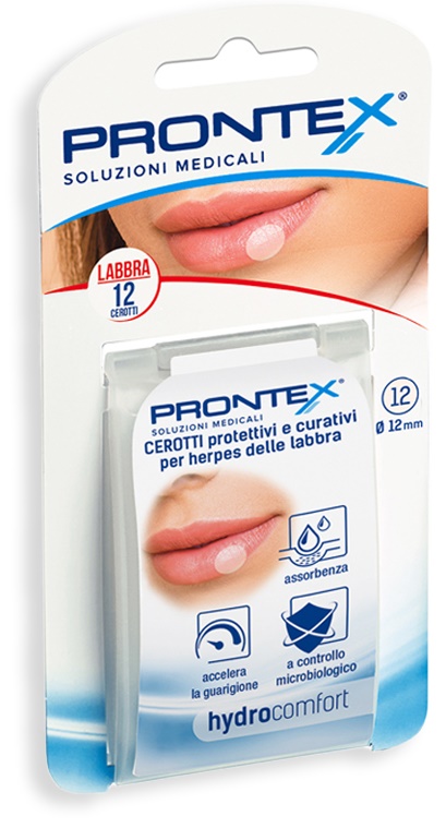 PRONTEX HYDROCOMFORT HERPES 12 PEZZI - Parafarmacia Mostacciano