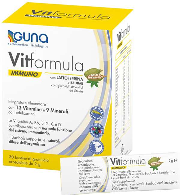 VITFORMULA IMMUNO 30 STICK DA 2 G - Parafarmacia Mostacciano