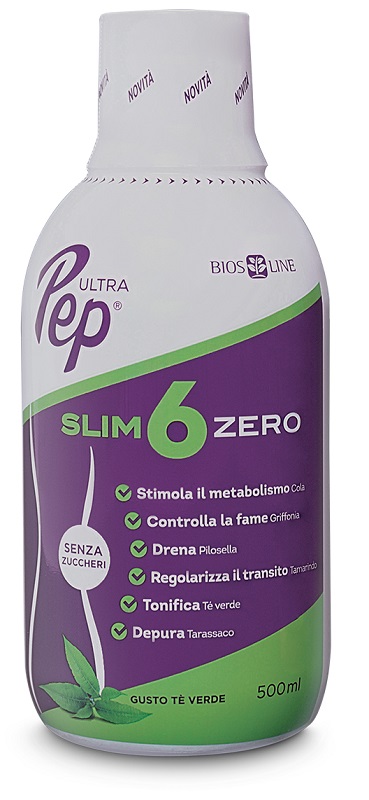 ULTRA PEP SLIM 6 ZERO TE' VERDE 500 ML - Parafarmacia Mostacciano