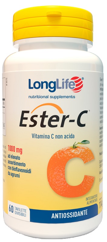 LONGLIFE ESTER C 1000MG 60 TAVOLETTE - Parafarmacia Mostacciano