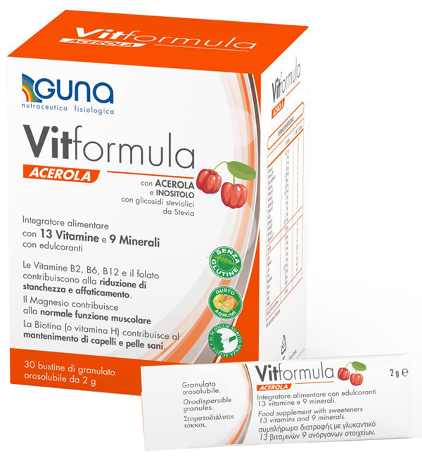 VITFORMULA ACEROLA 30 STICK 2 G - Parafarmacia Mostacciano