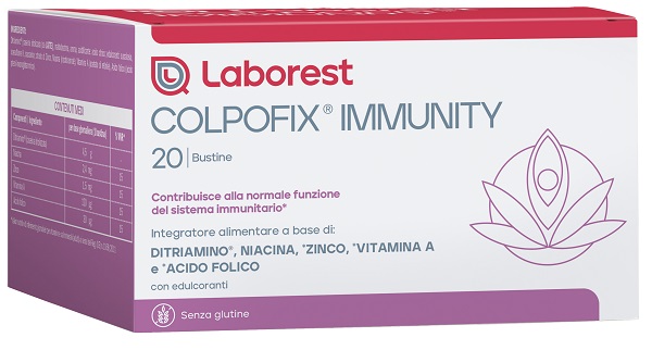COLPOFIX IMMUNITY 20 BUSTINE SENZA GLUTINE CON EDULCORANTI - Parafarmacia Mostacciano