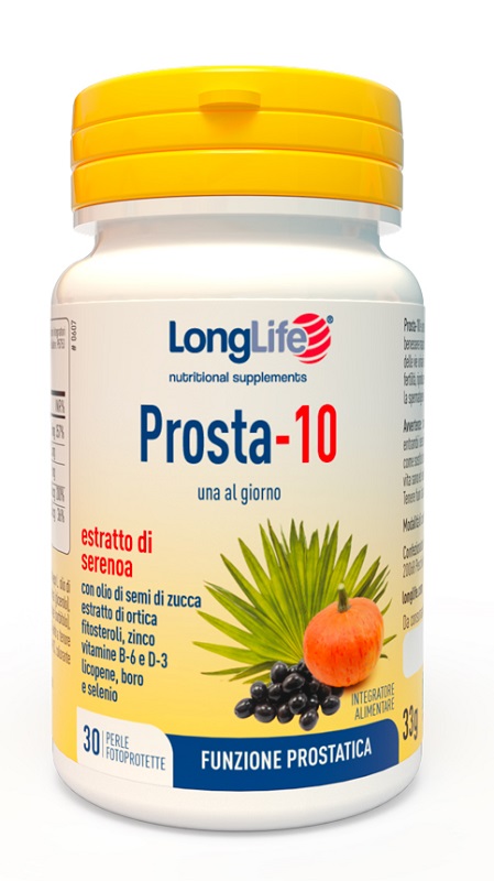 LONGLIFE PROSTA-10 30 PERLE - Parafarmacia Mostacciano
