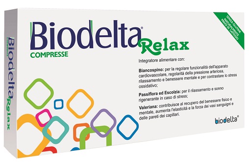 BIODELTA RELAX 30 COMPRESSE - Parafarmacia Mostacciano