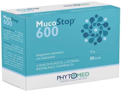 MUCOSTOP 600MG 20 BUSTINE DA 3,5 G - Parafarmacia Mostacciano