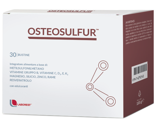 OSTEOSULFUR 30 BUSTINE - Parafarmacia Mostacciano