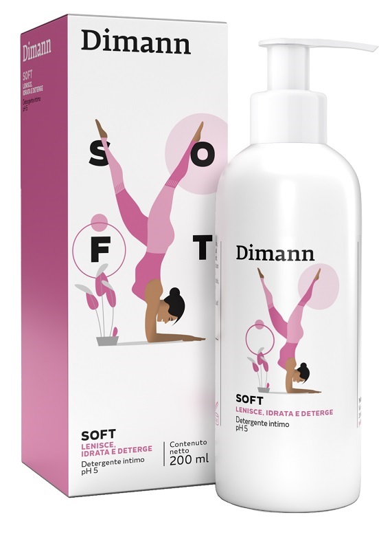 DIMANN SOFT DETERGENTE INTIMO PH 5 200 ML - Parafarmacia Mostacciano