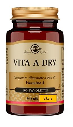 VITA A DRY 100 TAVOLETTE - Parafarmacia Mostacciano