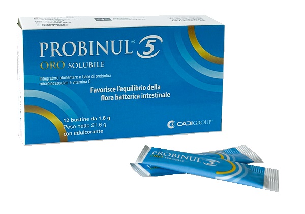 PROBINUL 5 OROSOLUBILE 12STICKPACK - Parafarmacia Mostacciano