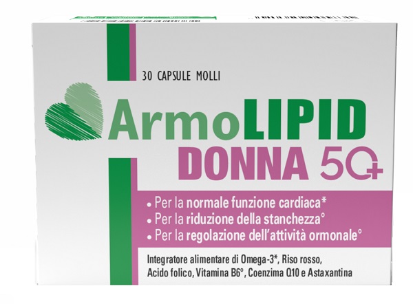 ARMOLIPID DONNA 50+ 30 CAPSULE MOLLI - Parafarmacia Mostacciano