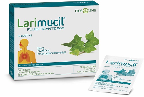 LARIMUCIL FLUIDIFICANTE 600 10 BUSTINE - Parafarmacia Mostacciano