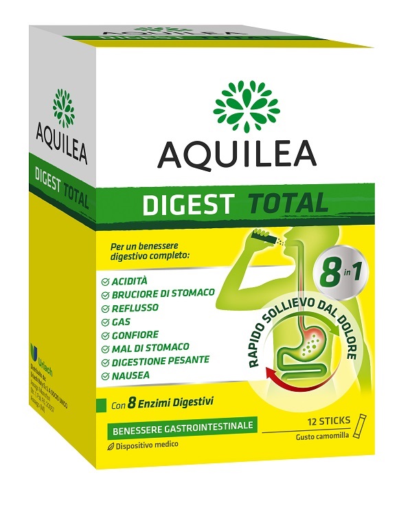 AQUILEA DIGEST TOTAL 12 STICK 2,5 G - Parafarmacia Mostacciano