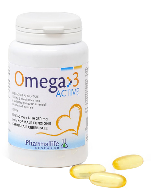 OMEGA 3 ACTIVE 60 PERLE - Parafarmacia Mostacciano