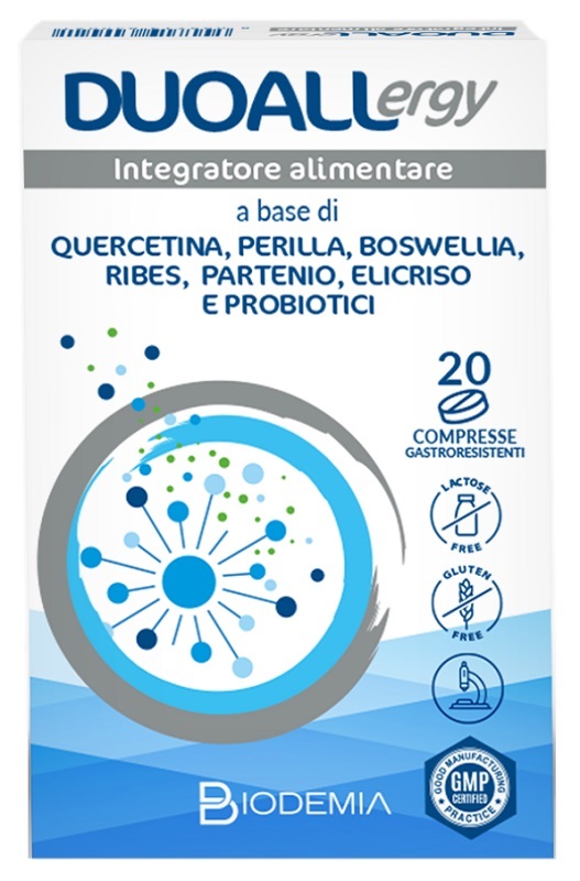 DUOALLERGY 20 COMPRESSE GASTRORESISTENTI - Parafarmacia Mostacciano