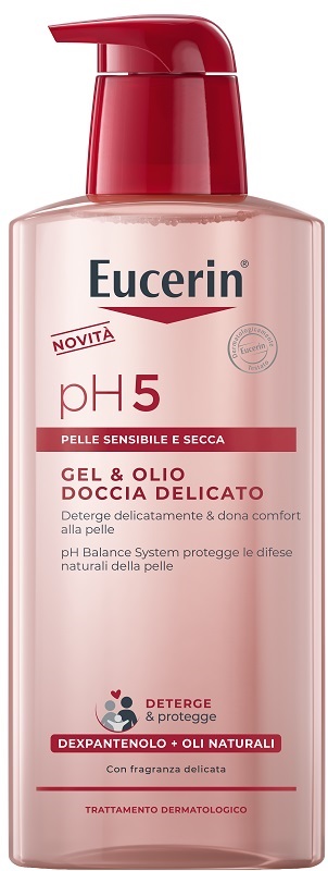 EUCERIN GEL & OLIO DOCCIA DELICATO 400 ML - Parafarmacia Mostacciano