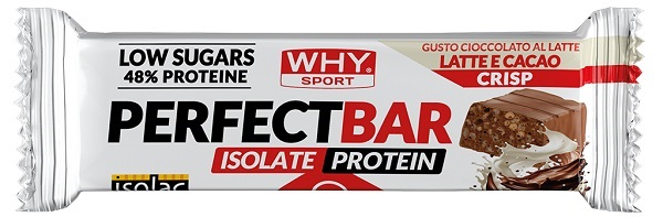 WHYSPORT PERFECT BAR CIOCCOLATO AL LATTE E CACAO 50 G - Parafarmacia Mostacciano