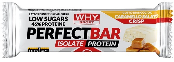 WHYSPORT PERFECT BAR BIANCOCIOK CARAMELLO SALATO 50 G - Parafarmacia Mostacciano