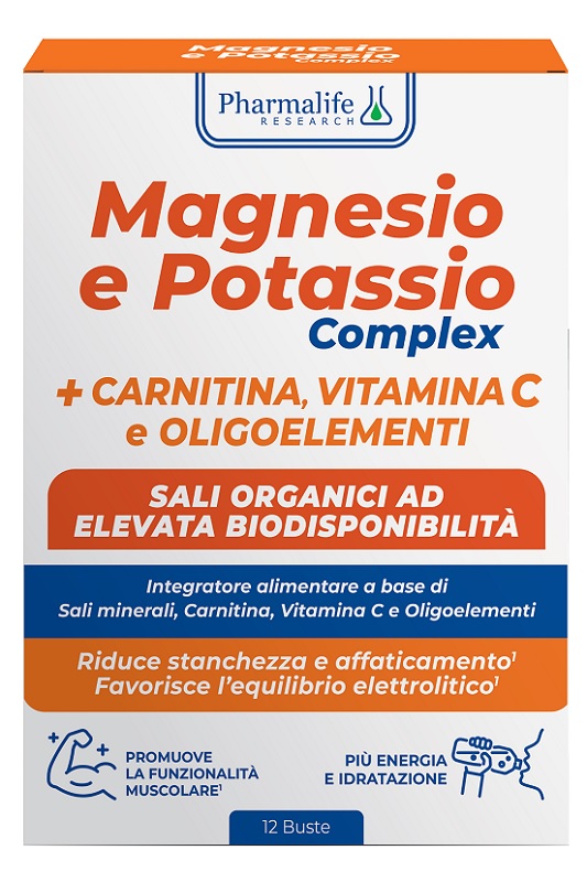 MAGNESIO & POTASSIO COMPLEX 12 BUSTINE - Parafarmacia Mostacciano