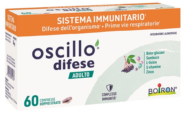 OSCILLO DIFESE ADULTO 60 COMPRESSE - Parafarmacia Mostacciano