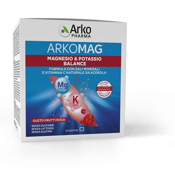 ARKOMAG MAGNESIO & POTASSIO BALANCE 24 BUSTINE - Parafarmacia Mostacciano