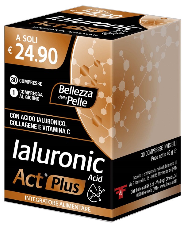 IALURONIC ACID ACT PLUS 30 COMPRESSE DIVISIBILI - Parafarmacia Mostacciano