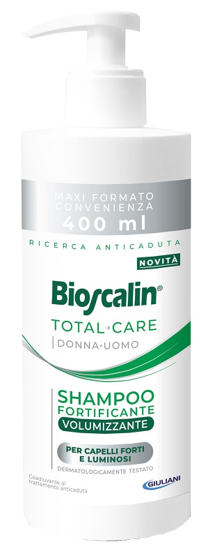 BIOSCALIN TOTAL CARE SHAMPOO FORTIFICANTE VOLUMIZZANTE 400 ML - Parafarmacia Mostacciano