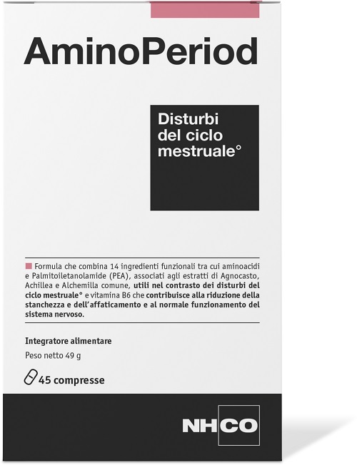 NHCO AMINOPERIOD 45 COMPRESSE - Parafarmacia Mostacciano