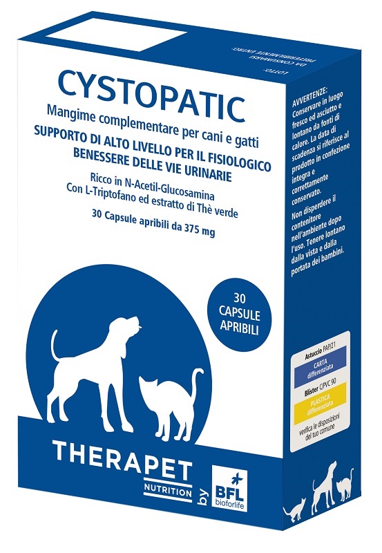 CYSTOPATIC THERAPET 30 CAPSULE - Parafarmacia Mostacciano