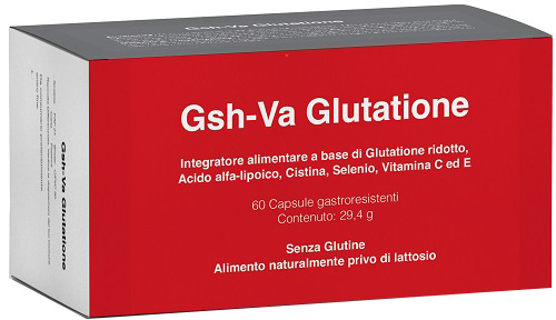 GSH-VA GLUTATIONE 60 CAPSULE ACIDO-RESISTENTI SENZA GLUTINE NATURALMENTE PRIVO DI LATTOSIO - Parafarmacia Mostacciano
