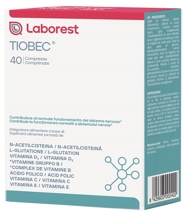 TIOBEC 40 COMPRESSE - Parafarmacia Mostacciano