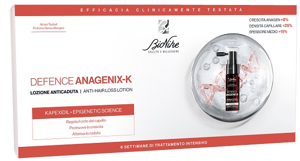 DEFENCE ANAGENIX K LOZIONE ANTI CADUTA 6 FLACONCINI 15 ML - Parafarmacia Mostacciano