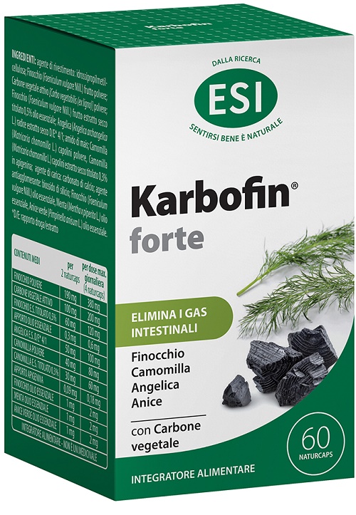 ESI KARBOFIN FORTE 60 NATURCAPS - Parafarmacia Mostacciano