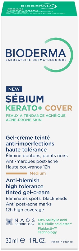 SEBIUM KERATO+ COVER 30 ML - Parafarmacia Mostacciano