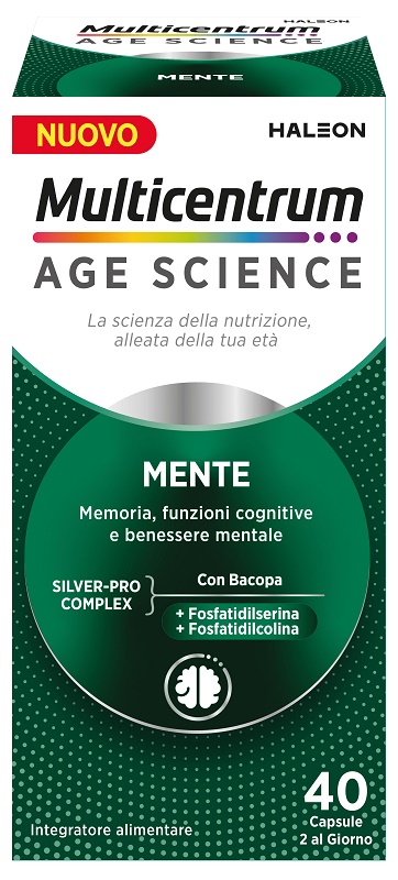 MULTICENTRUM AGE SCIENCE MENTE 40 CAPSULE - Parafarmacia Mostacciano