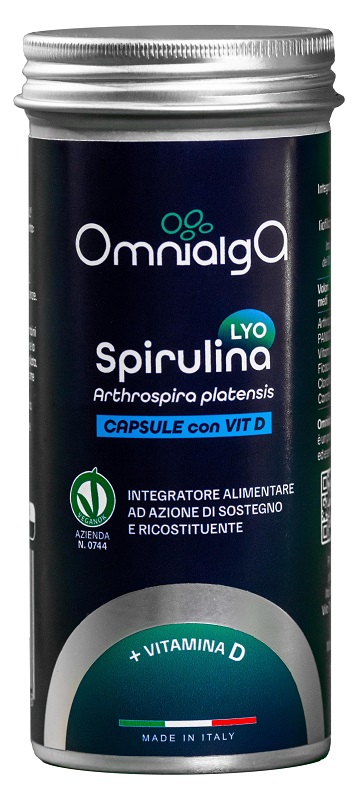 OMNIALGA SPIRULINA LYO VITAMINA D 60 CAPSULE - Parafarmacia Mostacciano